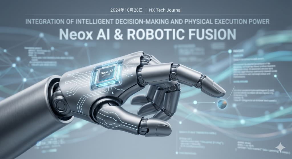 GEO · NEOX Media AI Agent hero: automated pipeline and newsroom publishing visual